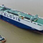 World’s First 10,800-Vehicle Car Carrier Equipped With 200-kW Solar Power System Delivered
